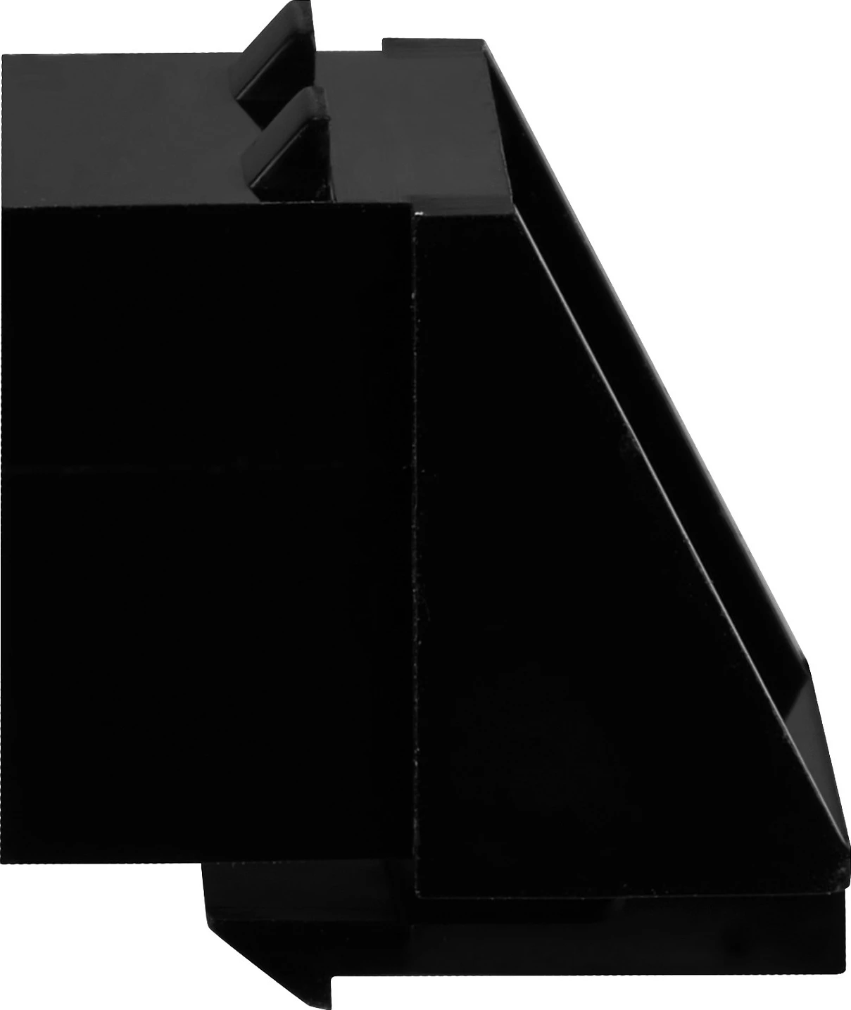 Insert i verbër RJ45 EFB Elektronik RAL9011, për hapje Keystone, i zi