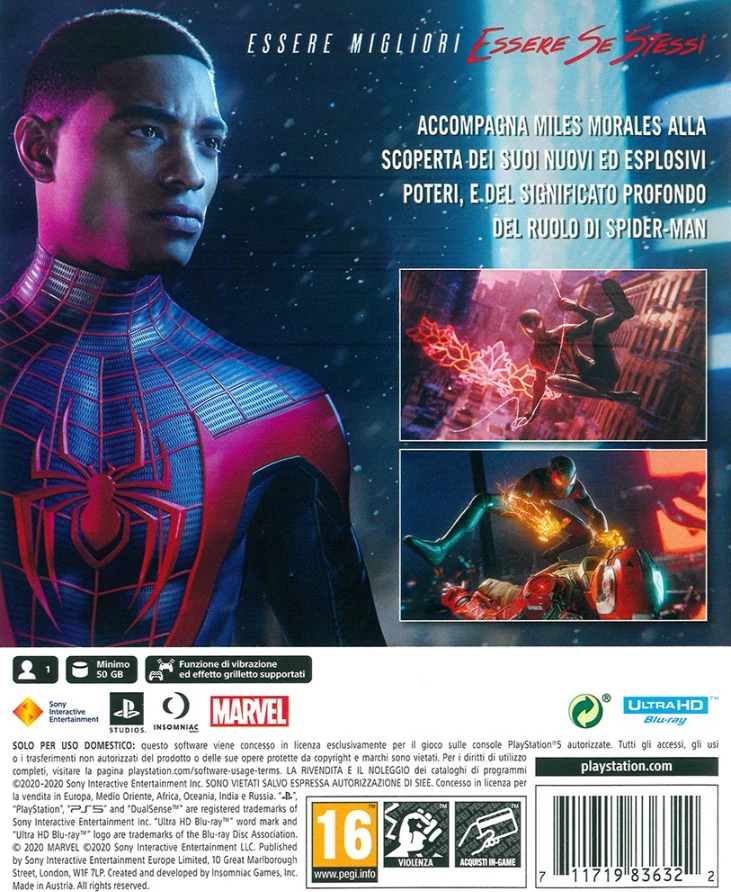 Loja PS5 Marvel's Spider-Man Miles Morales
