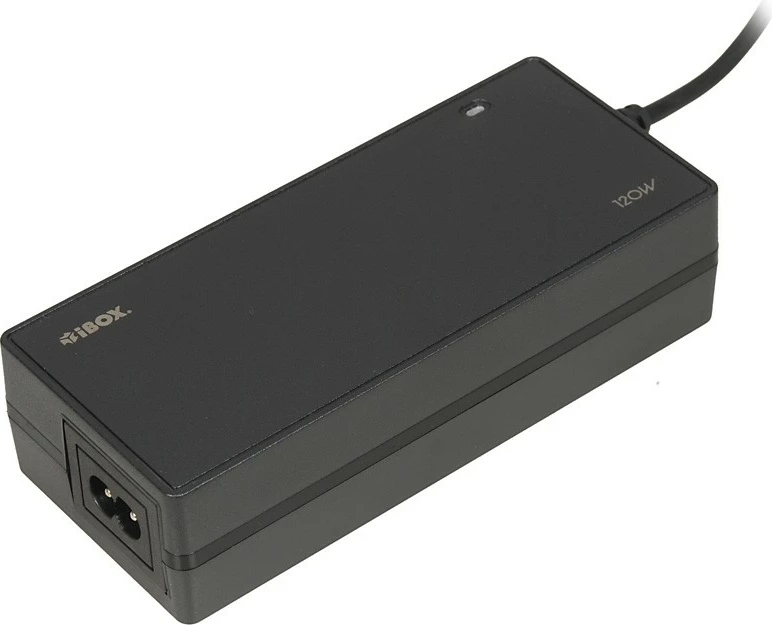 Furnizues universal energjie për laptop, iBOX IUZ120WA, 120W, 10 konektorë, i zi