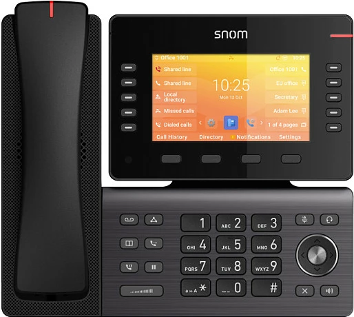 Telefon IP Snom D892M, ekran 5", Wi‑Fi, Bluetooth, PoE, i zi