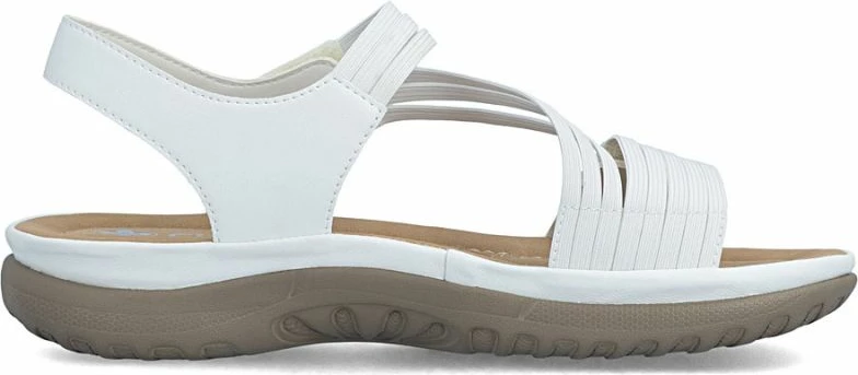 Sandale për femra Rieker 64870-81, të bardha