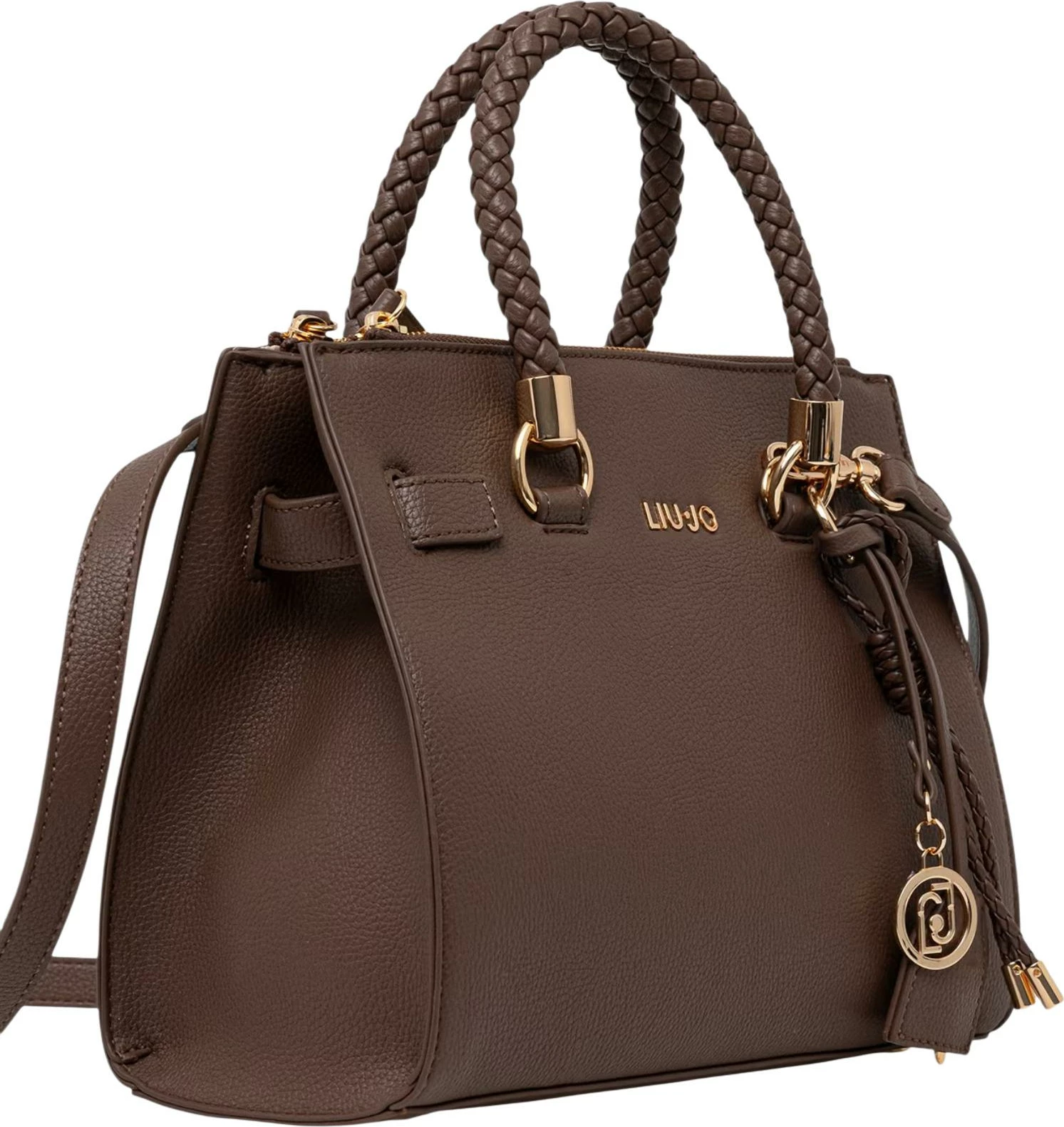 Çantë shopper Liu Jo AF6086 E1019 për femra, bezhë e errët