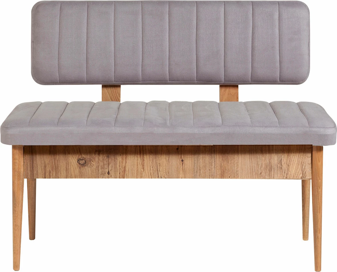 Set tavolinë me karrige për ngrënie, i zgjatshëm, 5 pjesë, Hanah Home, Vina Atlantic Soho gri