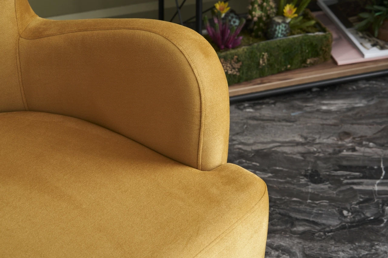 Karrige wing Karina, kadife ari, Atelier del Sofa