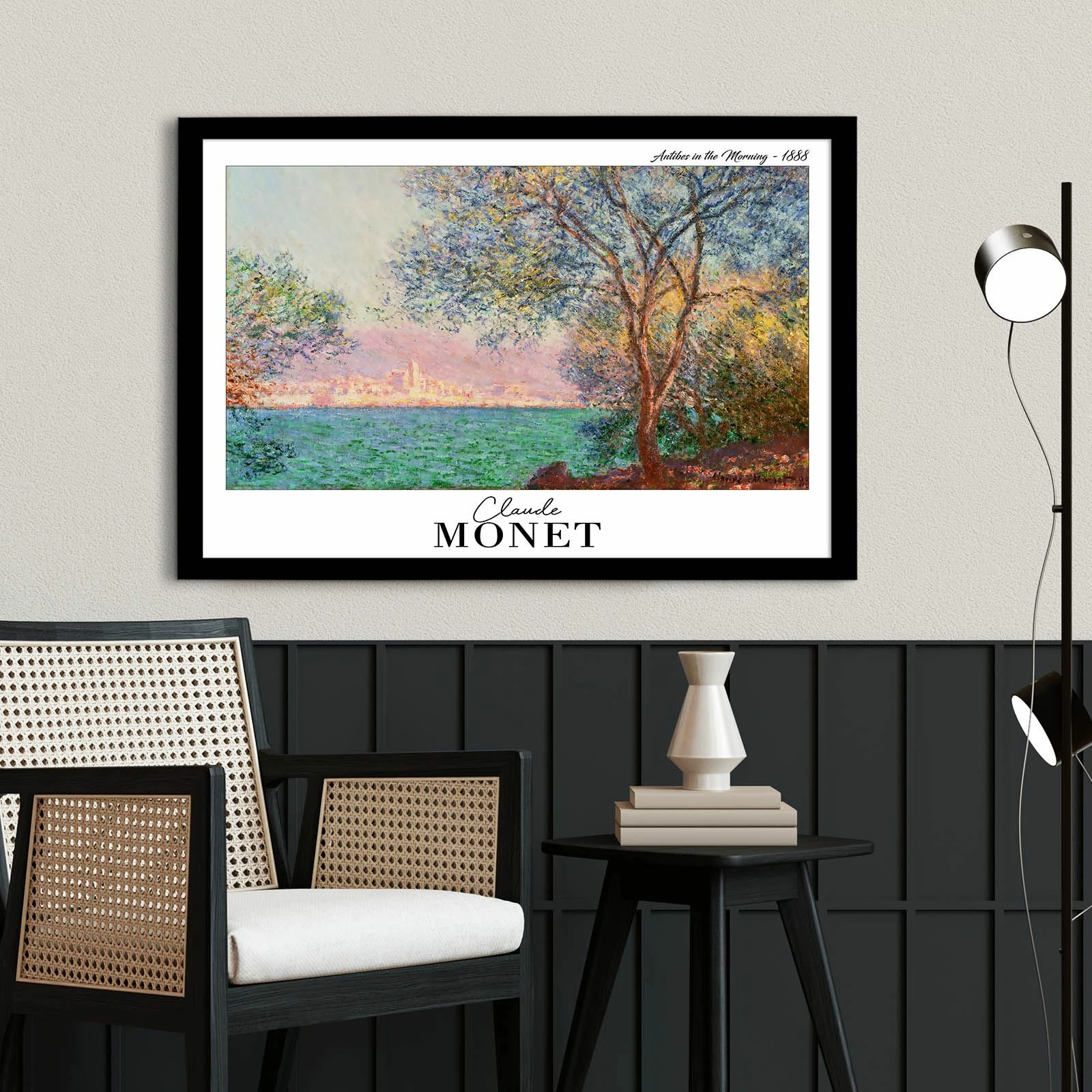Pikturë dekorative me kornizë, Wallity, 4262SYHMONET-001, shumëngjyrëshe, 42x62cm