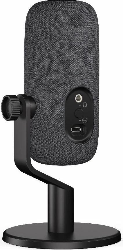 Mikrofon USB Krux Empy KRXC017, 24bit/96kHz, 4 mënyra regjistrimi, RGB, USB-C, i zi