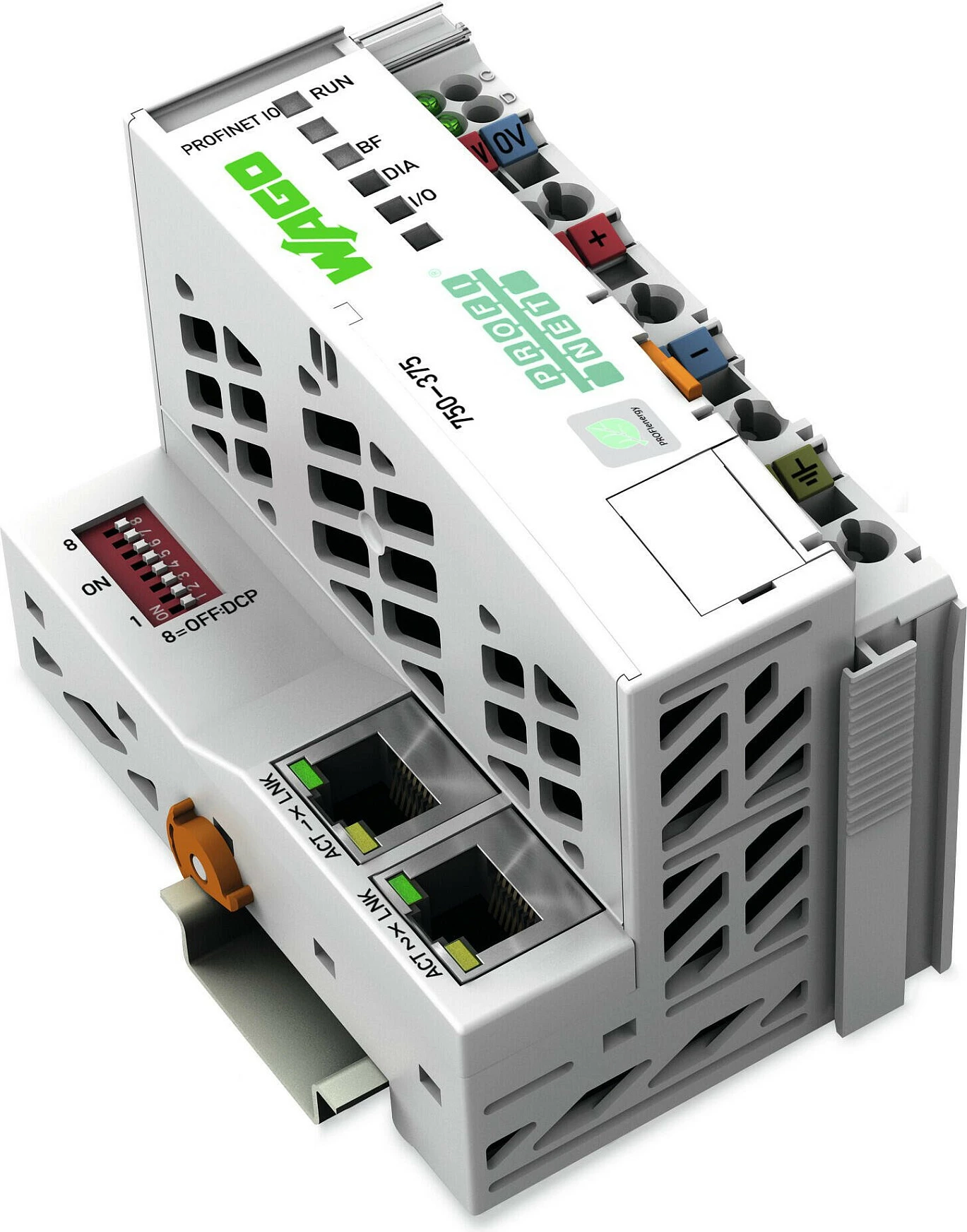 Modul PROFINET IO WAGO 750-375 Advanced, 24V DC, 3 dalje, gri e çelët