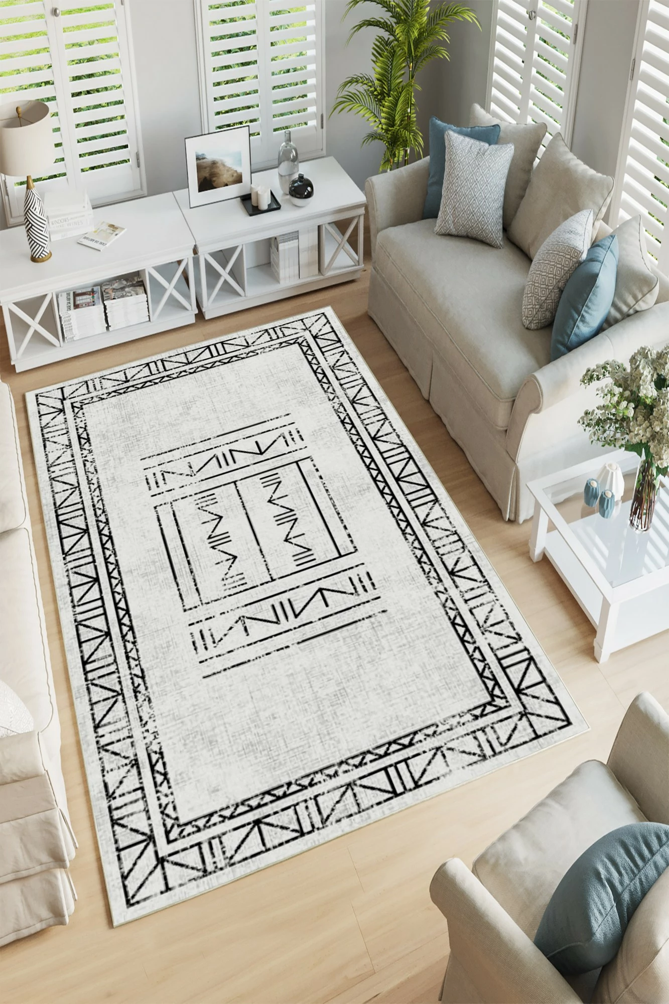 Qilim (80 x 120) Conceptum Hypnose, W1051 - shumëngjyrësh