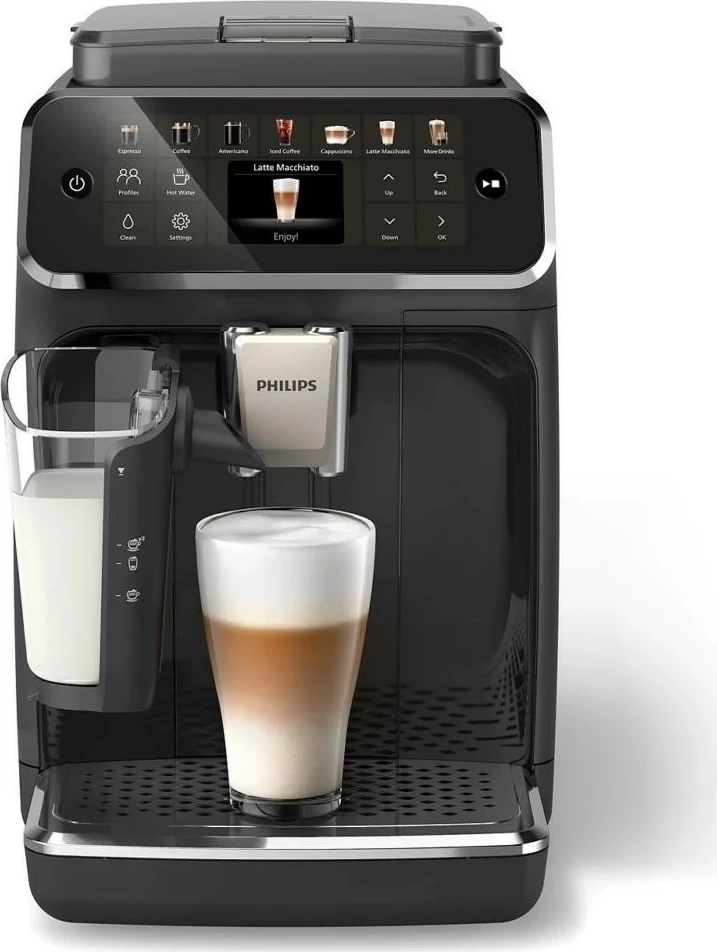 Aparat kafeje Philips 4400 LatteGo EP4441/50, automatik, zi, me mulli qeramike