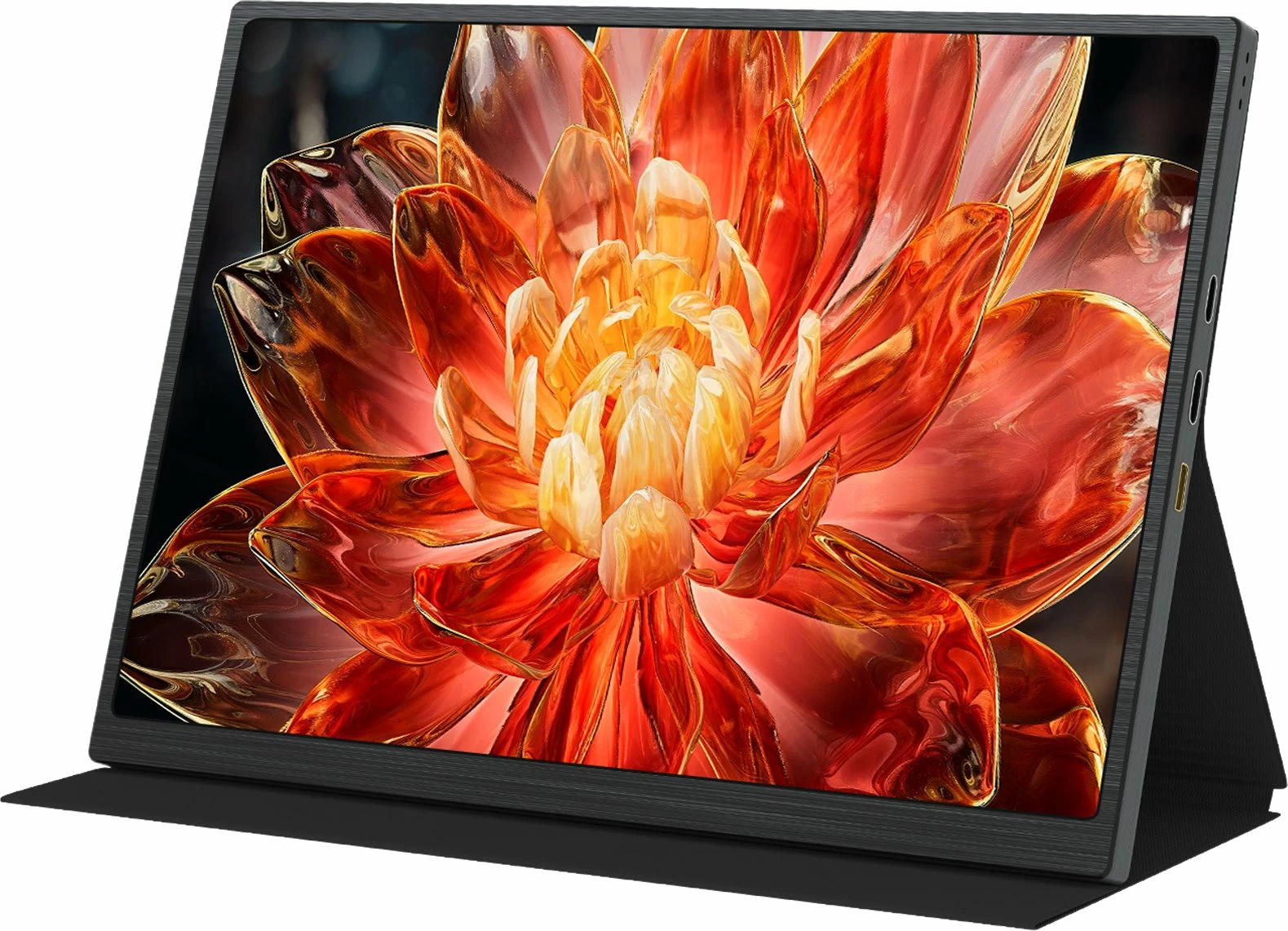 Monitor portativ Zeuslap Z10P 10.5\" IPS Full HD, USB-C/mini HDMI, me altoparlantë, VESA 75x75, i zi, set me këllëf magnetik