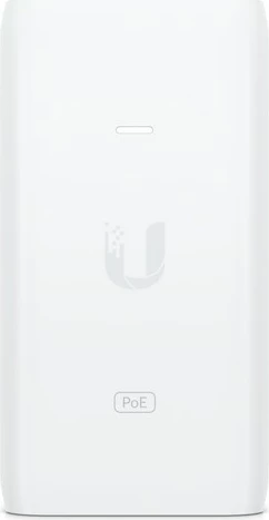 Adapter PoE Ubiquiti U-POE-AF, Gigabit Ethernet, 48 V, Bardhë