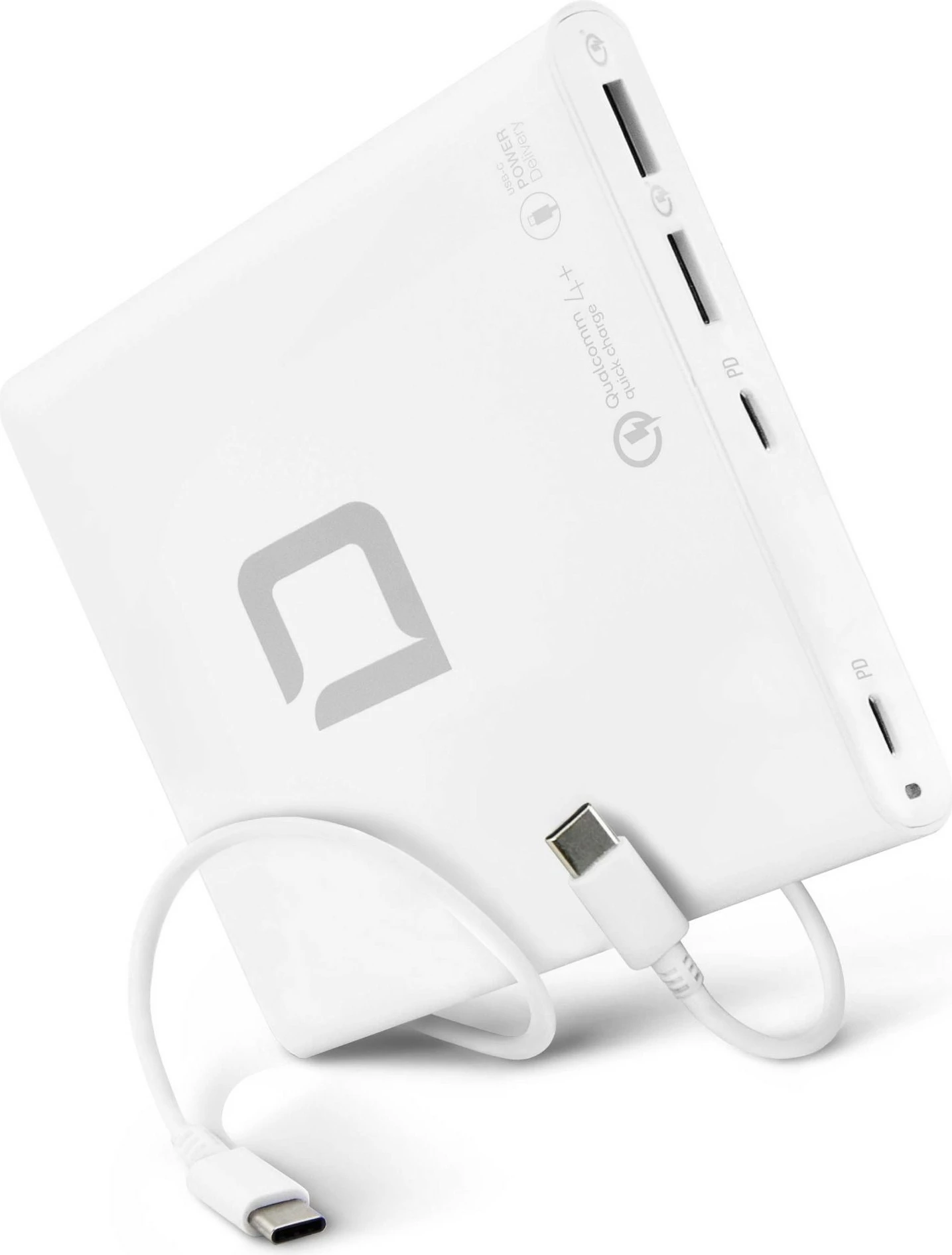 Karikues universal DICOTA Universal Charger PRO 120W, EU/UK, i bardhë