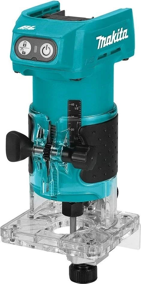 Freze me bateri Makita DRT52Z, 18V, kaltër/zezë 4