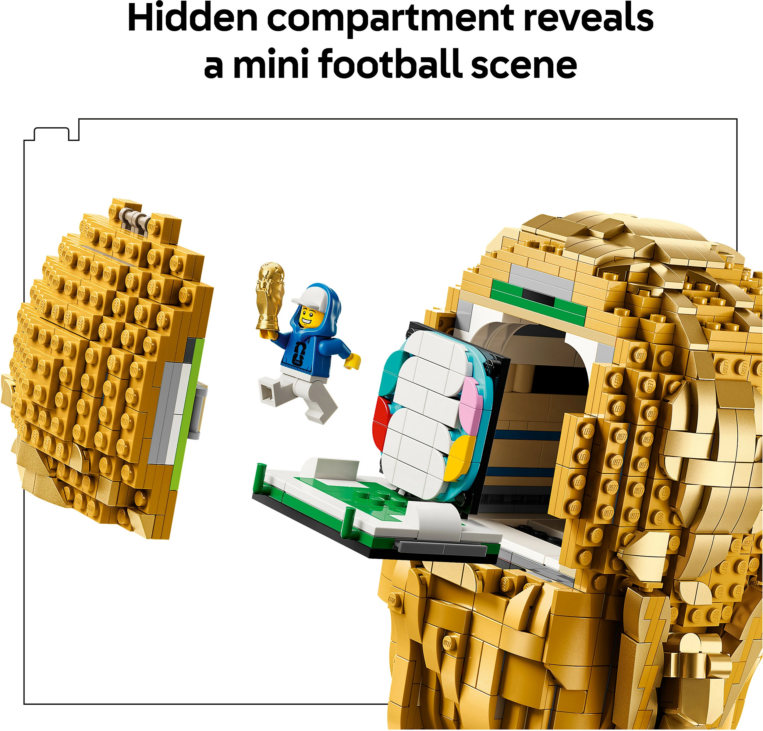 Set ndërtimi LEGO FIFA World Cup Official Trophy 43020, 2842 copë, shumëngjyrësh