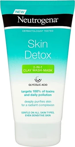 Maskë Neutrogena Skin Detox Clay Mask 2in1, 150 ml