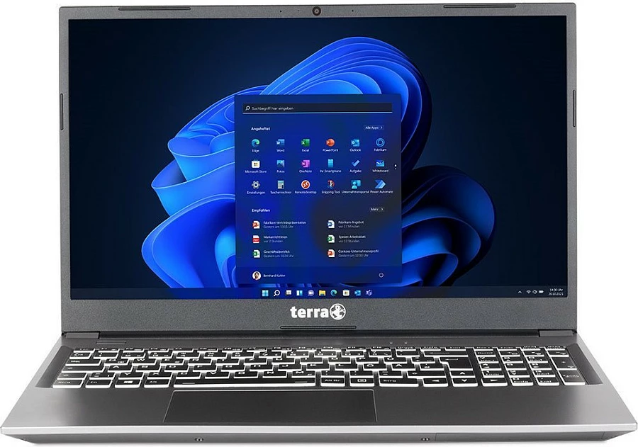 Laptop Terra 1500P, Ryzen 5 7430U, 16GB RAM Memorje, 500GB NVMe SSD, 15.6" FHD, 4G LTE, Windows 11, gri
