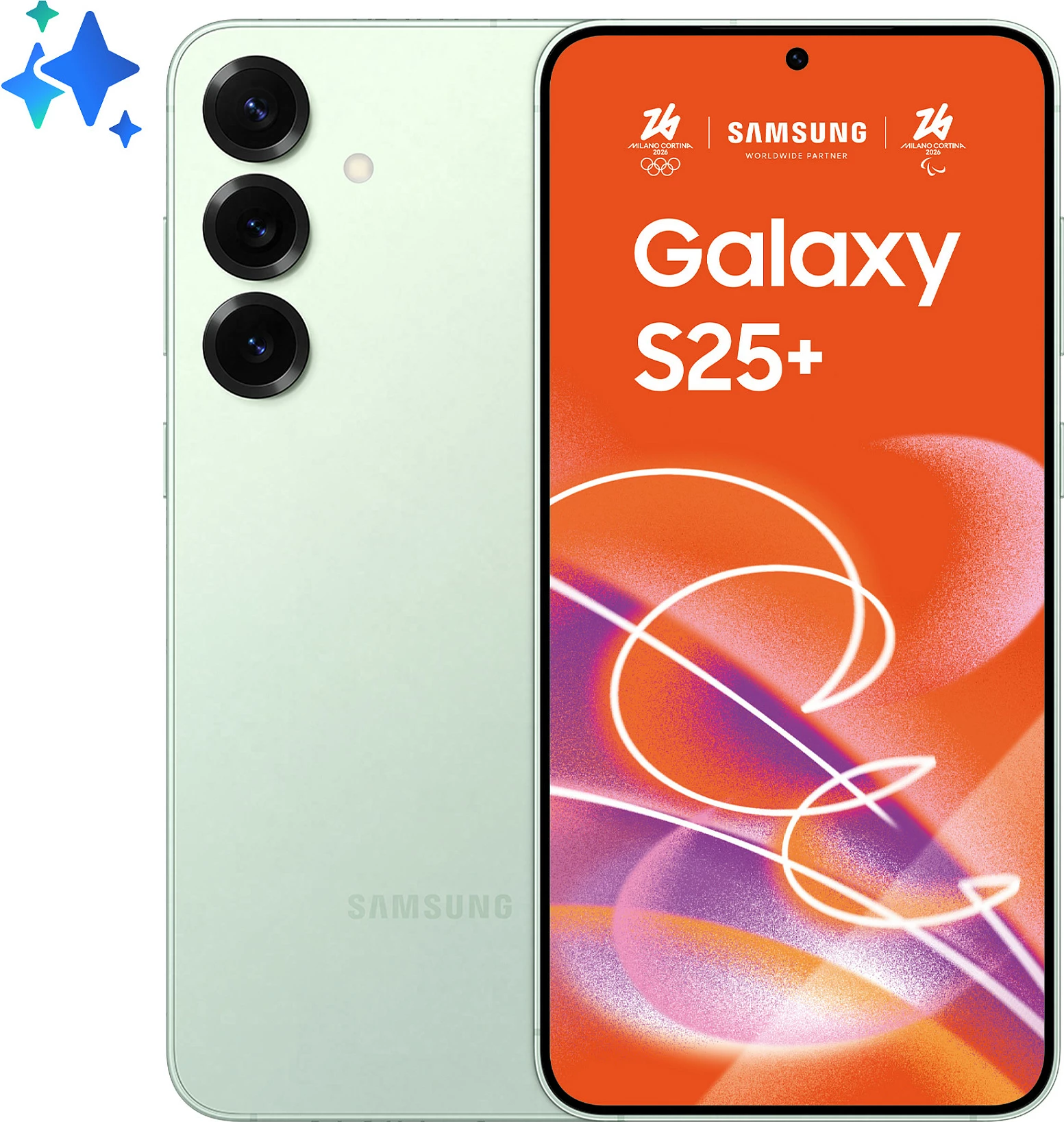 Celular Samsung Galaxy S25+ S936 5G, 12GB RAM, 256GB, Mint