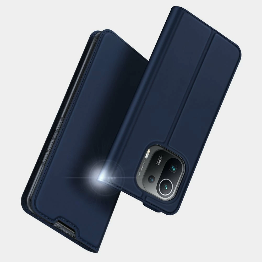 Mbështjellës Dux Ducis Skin Pro Bookcase për Xiaomi Mi 11 Pro, e zezë