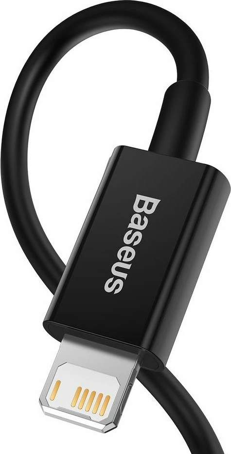 Kablë USB Baseus Superior BSU2659BLK, USB-A në Lightning, 2 m, 2.4 A, USB 2.0, e zezë