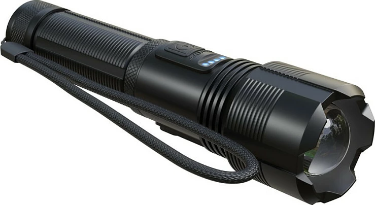 Fener dore Extralink EX.30806, SMD LED, 1000 lm, karikim USB, e zezë