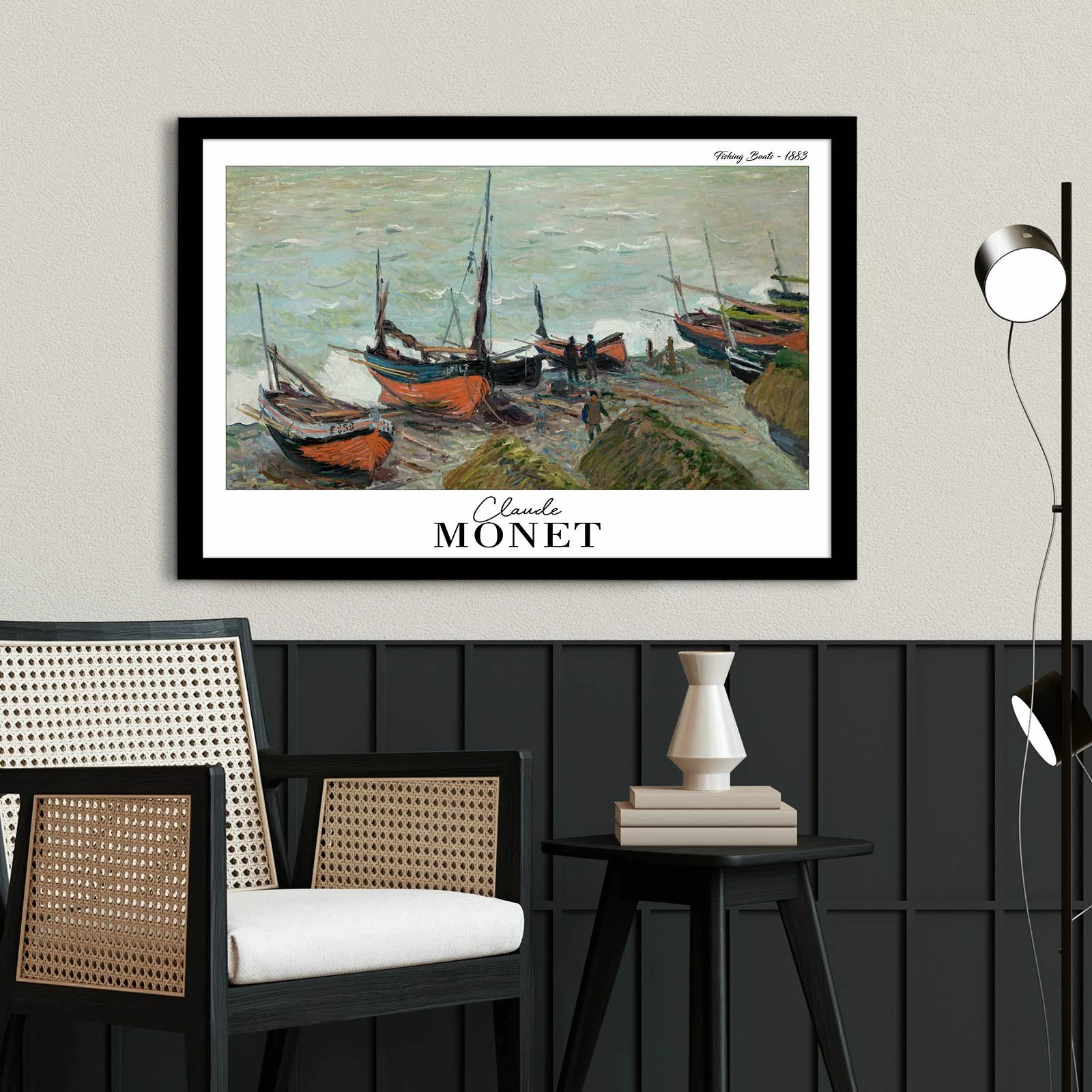 Pikturë dekorative me kornizë, Wallity, 4262SYHMONET-015, shumëngjyrëshe, 42x62cm