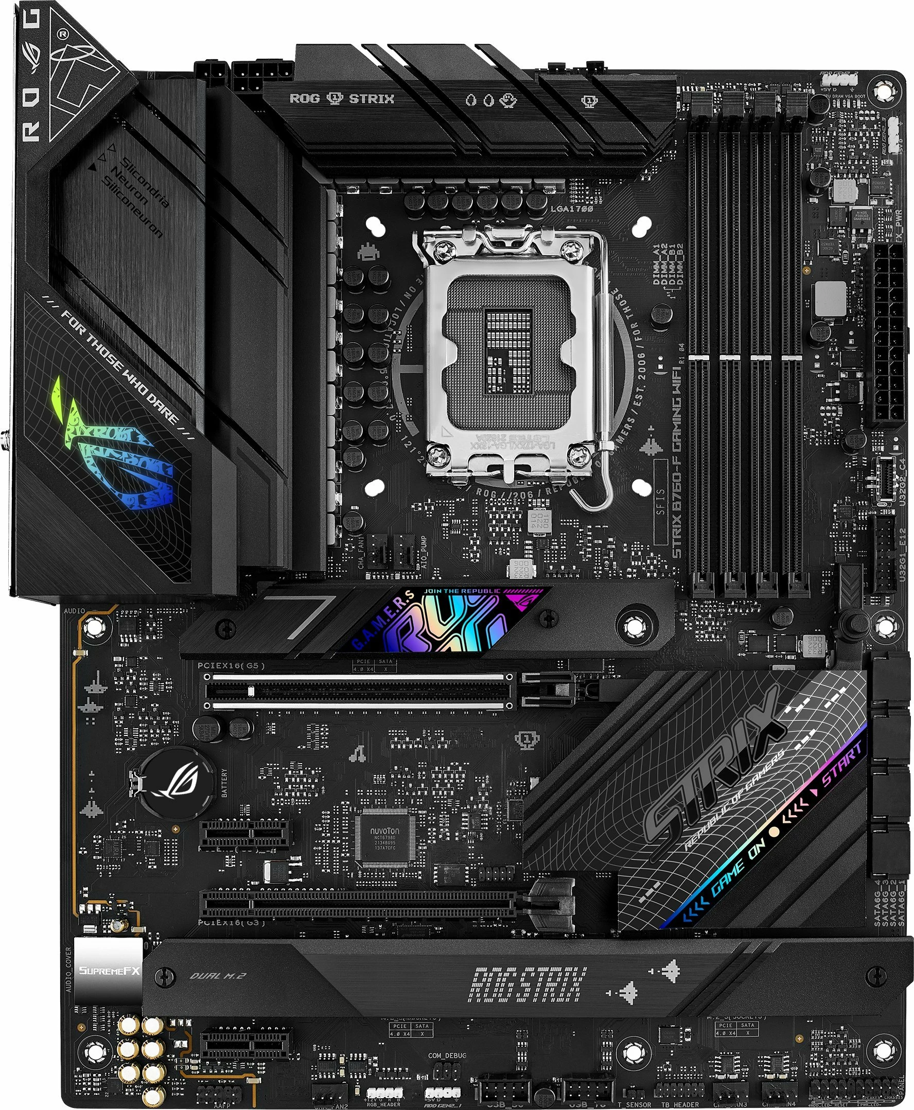 Pllakë amë Asus ROG Strix B760-F Gaming WiFi, ATX, DDR5, PCIe 5.0