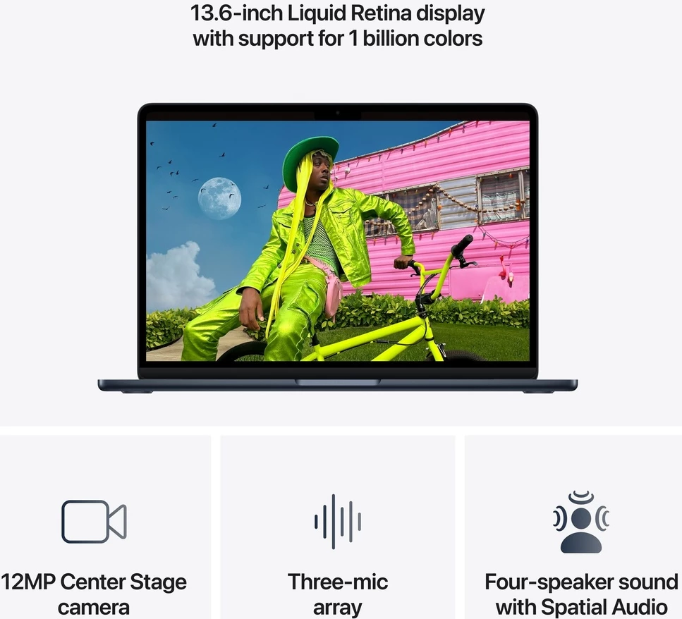 MacBook Air 13.6 (M5) 16GB Midnight
