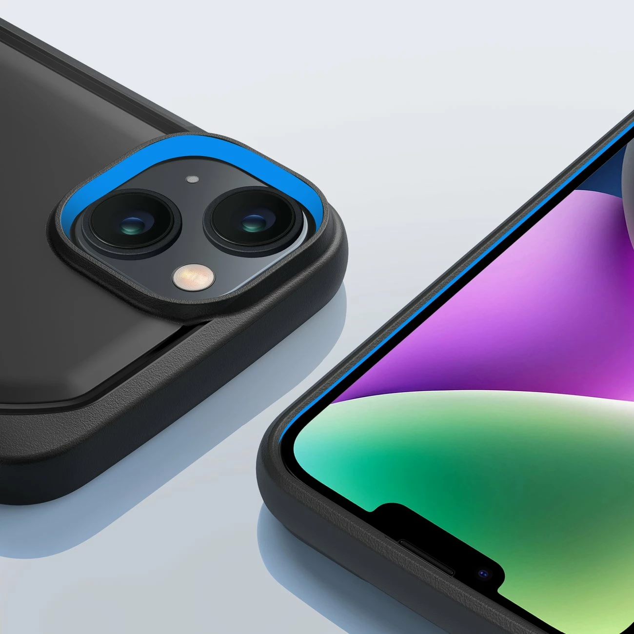 Mbështjellës Raptic X-Doria Slim për iPhone 14 Plus, i zi