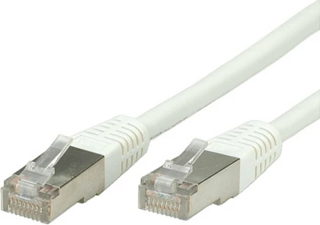 Kabllo rrjeti LAN VALUE S/FTP (PiMF) Cat6, 0.5 m, RJ-45, e bardhë