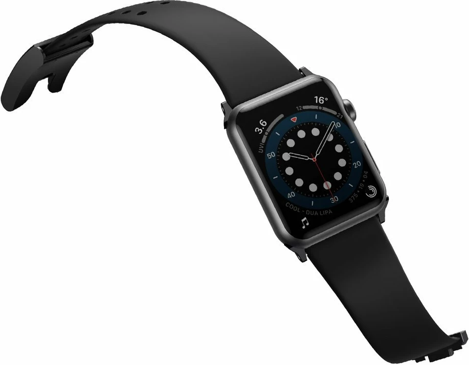 Rrip Baseus për Apple Watch Series 3/4/5/6/SE 38mm/40mm, i zi