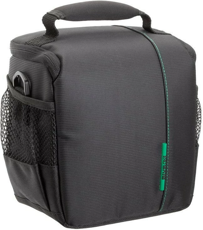 Çantë kamerash RIVACASE Green Mantis 7420, 4 ndarje, e zezë/jeshile