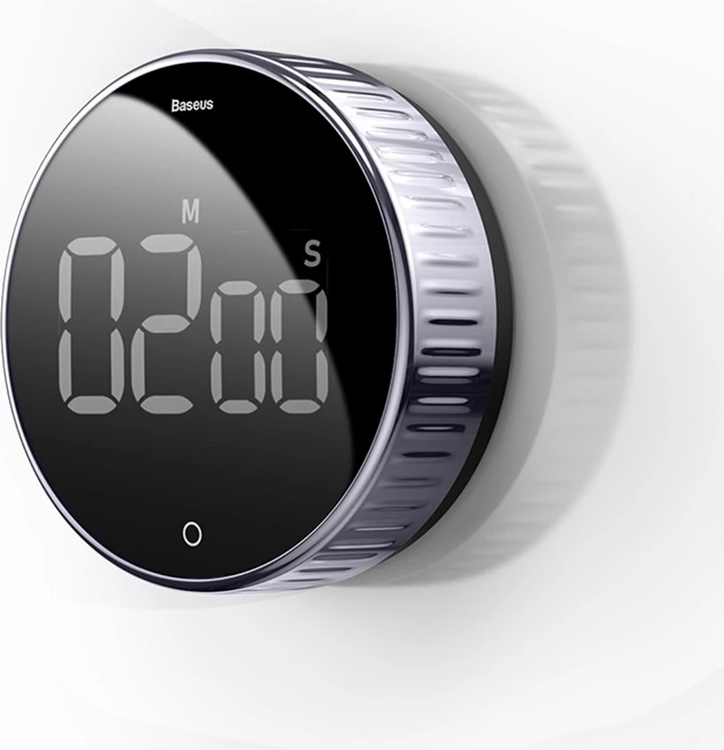 Timer elektronik Baseus Heyo ACDJS-01, me ekran digjital, i zi