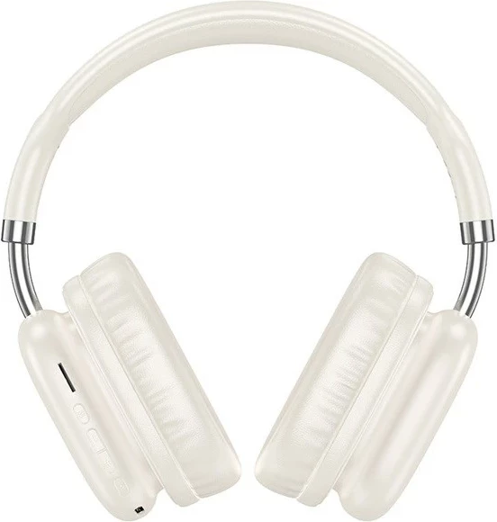 Kufje HOCO W52 Plus Tone, pa tela, Bluetooth, milky white