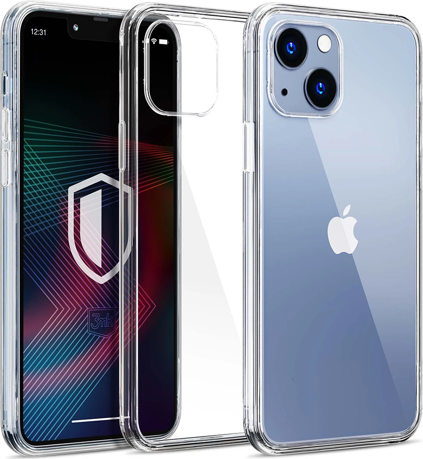 Mbështjellës për iPhone 14 3mk Clear Case, silikon, transparent