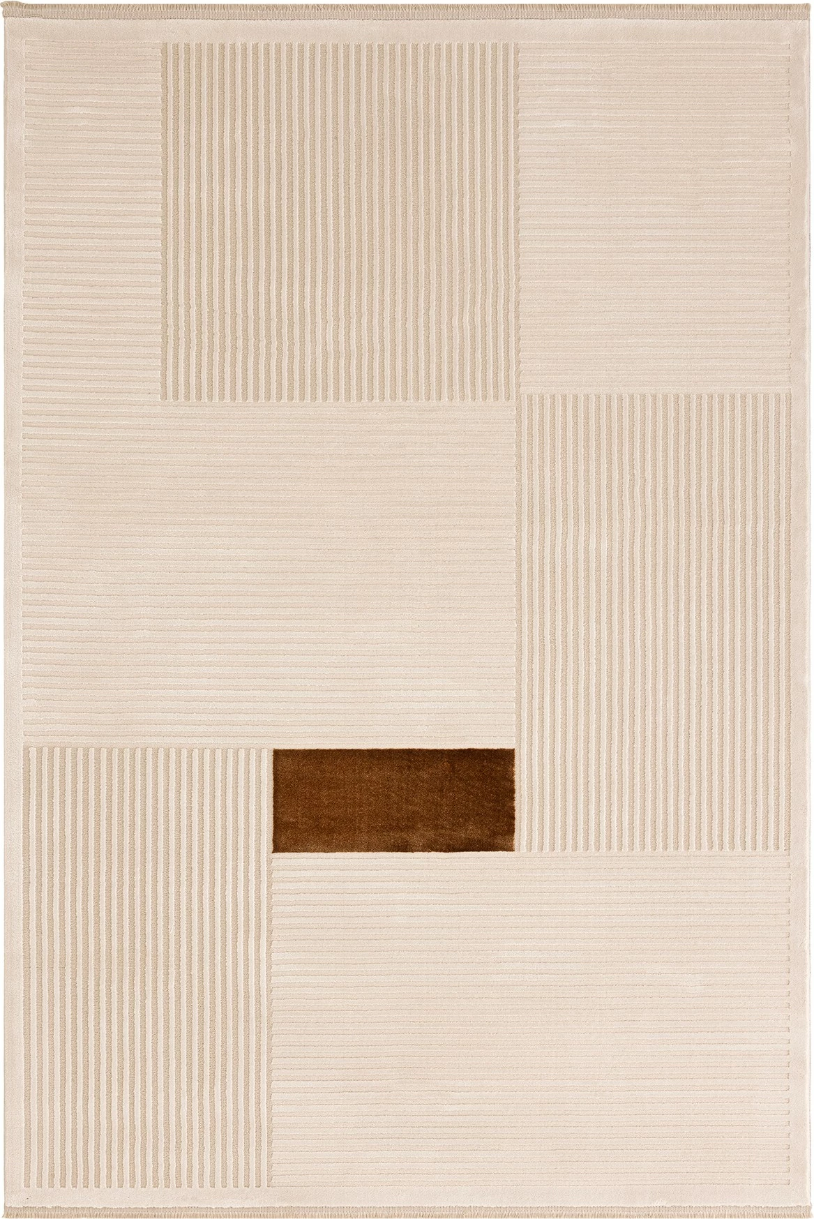 Qilim (200 x 290) Conceptum Hypnose, Farahan A0859A, krem dhe kanellë