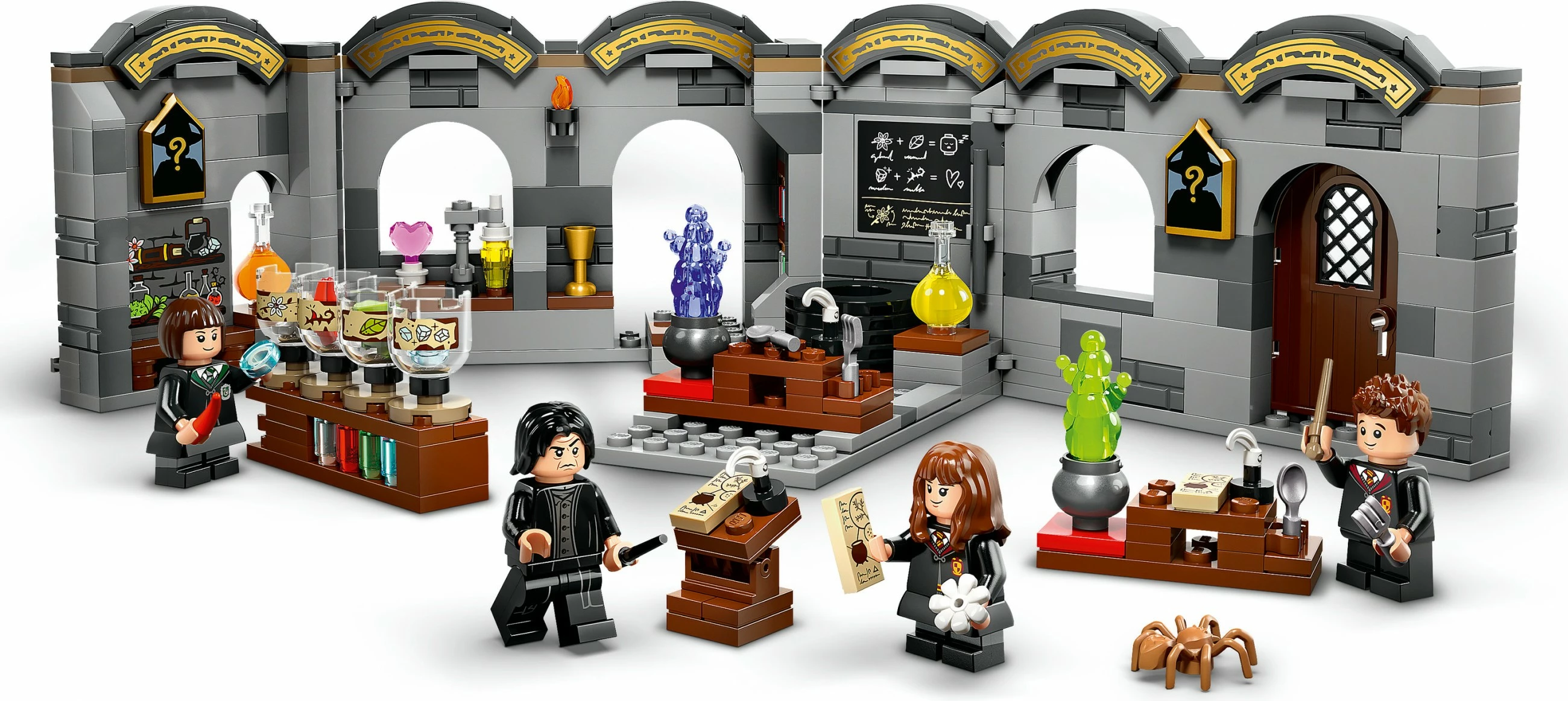 Set ndërtimi LEGO Harry Potter 76431, Kështjella Hogwarts, Klasa e Eliksirëve, multingjyrësh