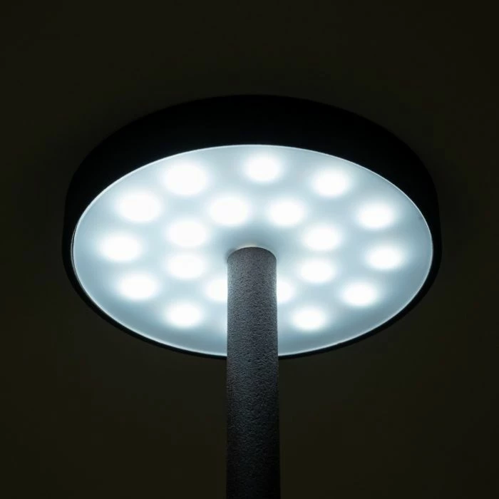 Llambë tavoline portative LED BRUNNER FARO 0720049N.C02, 3600 mAh, 200 lm, USB, 8 x 25 cm, kafe e errët