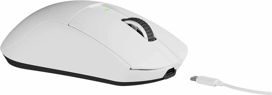 Maus gaming Rampage Zenith Pro (ZENITHPRO-WHITE) 26000 DPI PAW3395 4KHz BT 5.2/2.4G/USB-C, i bardhë, me receiver 4KHz
