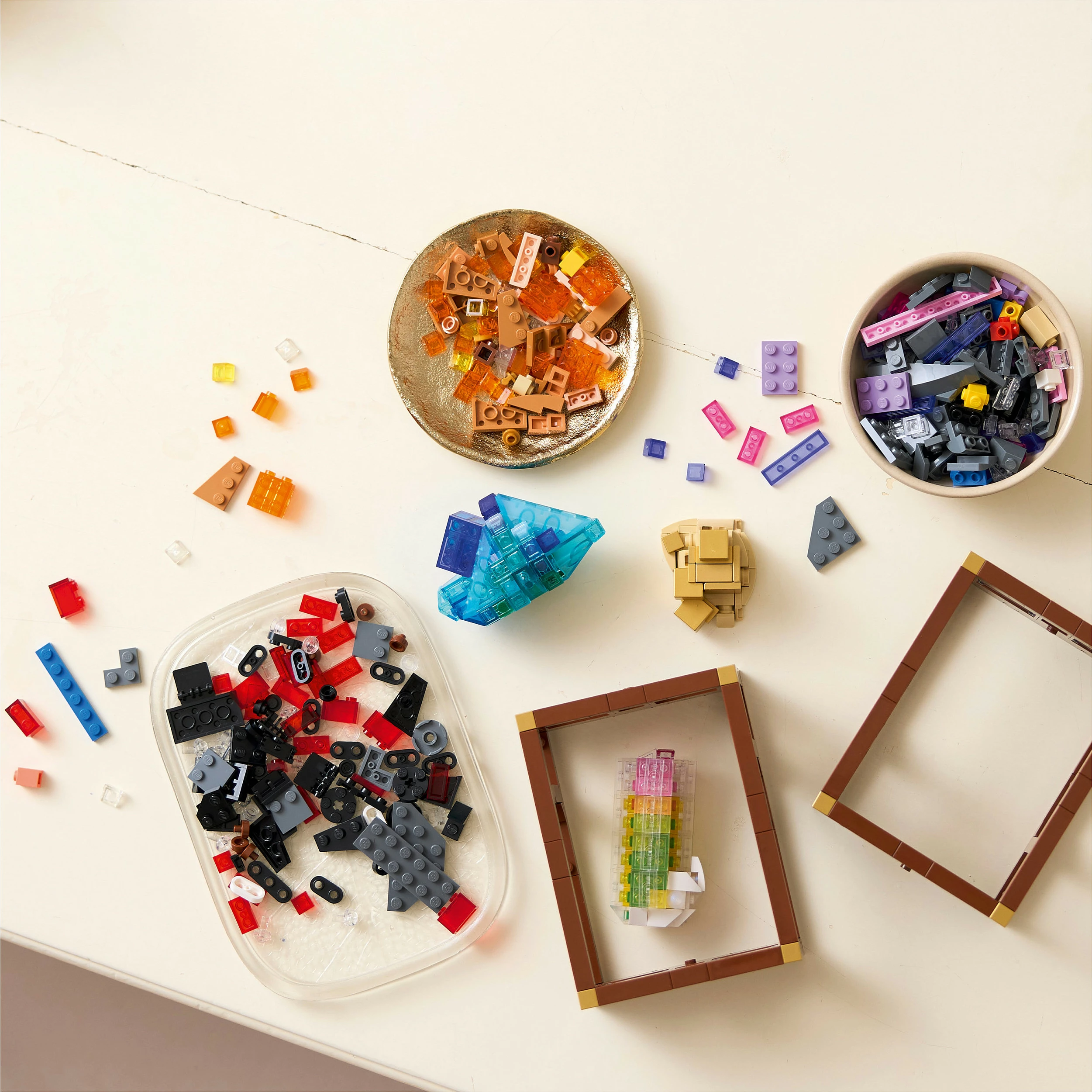 Set LEGO Ideas Mineral Collection 21362, 880 copë, 18+, shumëngjyrësh