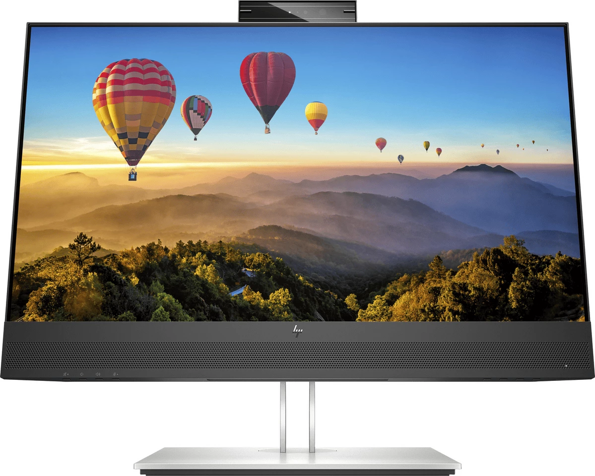 Monitor HP 40Z32AA, 23.8", IPS, Full HD 1920x1080, 75 Hz, 5 ms, me kamerë/mikrofon/altoparlantë, i zi