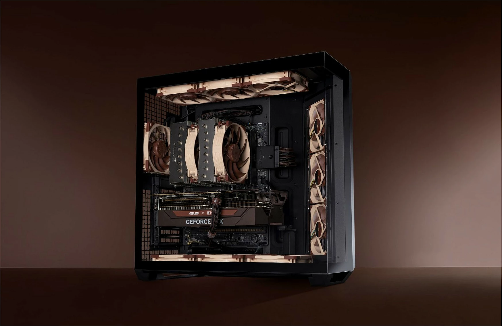 Ventilator kasë NOCTUA NF-A12x25 G2 PWM, 120mm, 1800 RPM, Bezhë