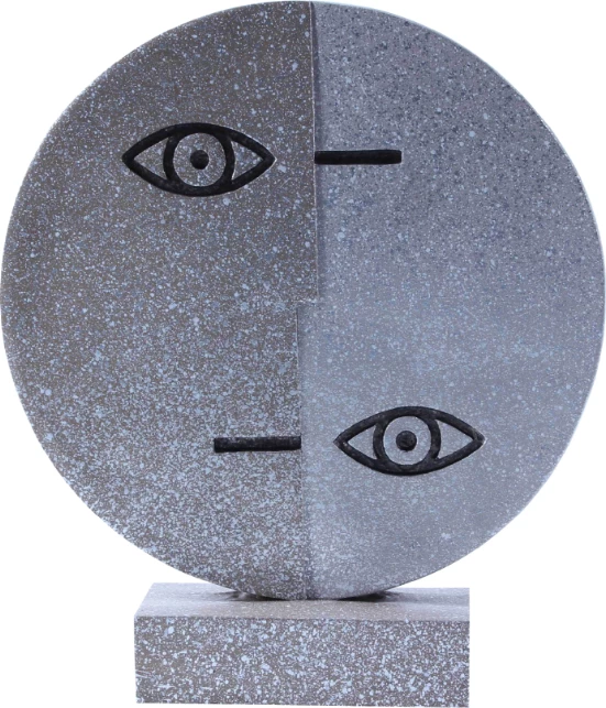 Totem dekorativ CONTRASTO, ngjyrë gri, 25x8x29cm