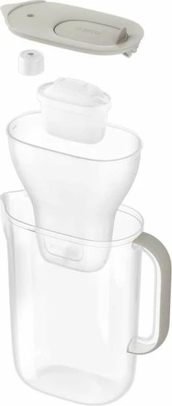 Filtruese uji BRITA Style Essential me 4 patrona MaxtraPro, ngjyrë rërë, 2.4l