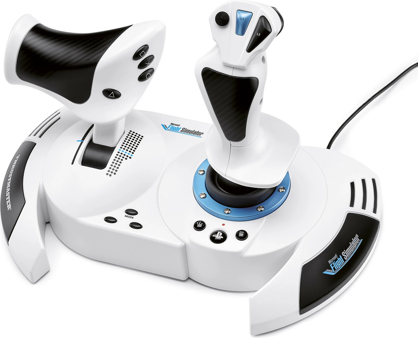 Joystick Thrustmaster T.Flight Hotas 5 MSFS Edition, USB, 14 butona, i bardhë