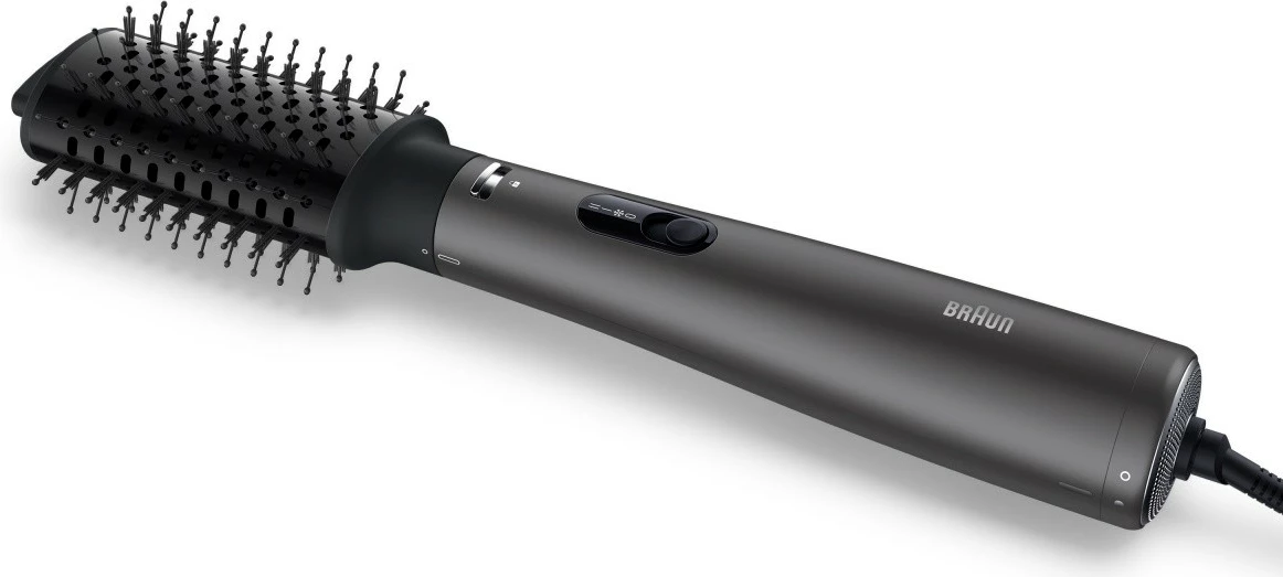 Furçë tharëse/stilimi flokësh 800W, Braun AS226E, 3 nivele nxehtësie, jonizim, ajër i ftohtë, kabllo 1.95 m, e zezë