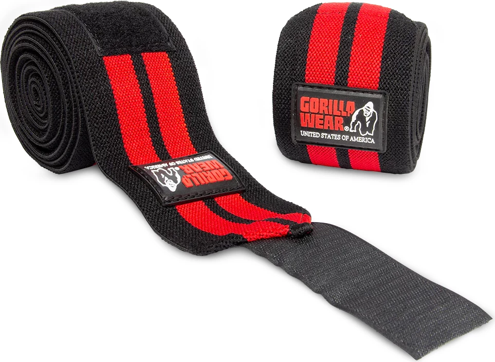 Mbështjelljet e gjurit - 2m - E zezë/E kuqe