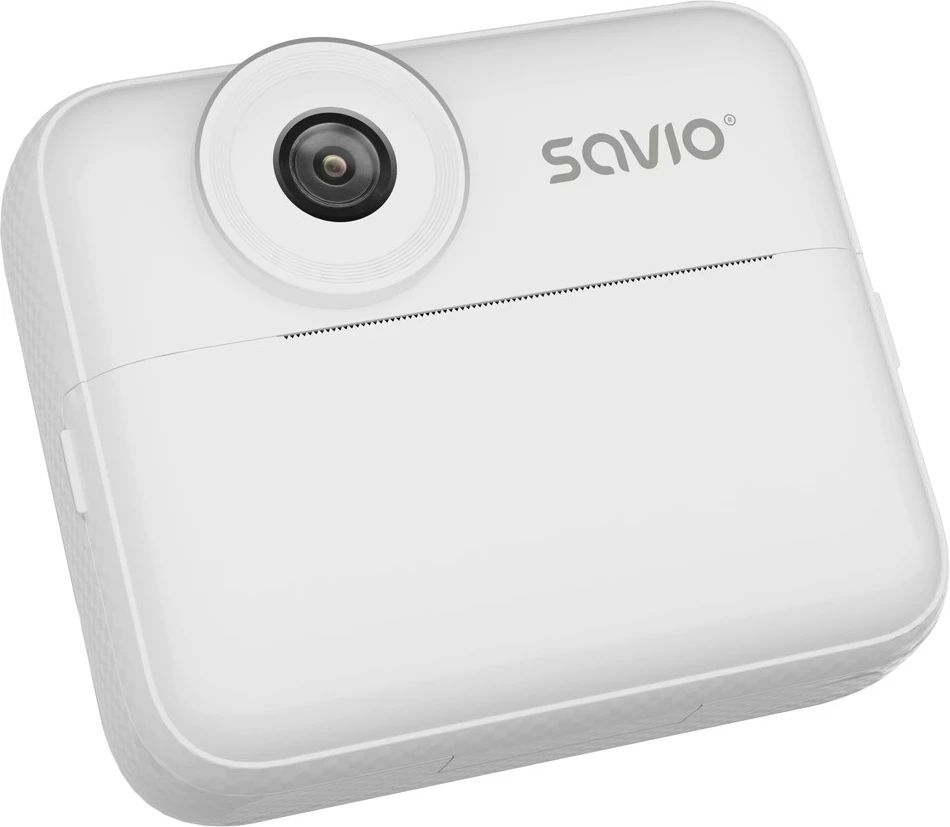 Kamerë instant Savio AN-01 48MP, ekran 2.4", video AVI, printim termik pa bojë, e bardhë, set me 2 rrolla