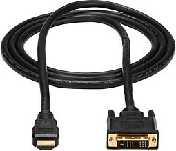 Kabllo StarTech.com HDMIDVIMM6 HDMI në DVI-D, 1.8 m, M/M, e zezë
