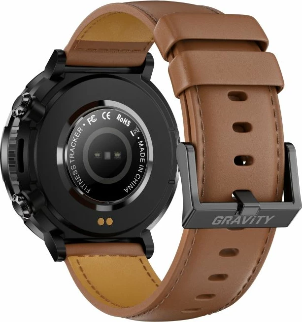 Smartwatch Gravity unisex, e zezë