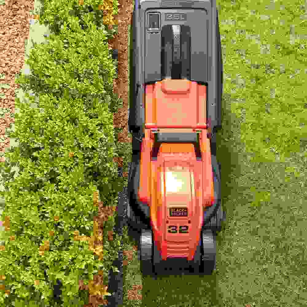 Kositëse bari elektrike Black&Decker BEMW451BH 1200 W, 32 cm, shportë 35 L, zezë/portokalli